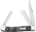 Case Cutlery Med Stockman Blue Curley Oak - CA47492