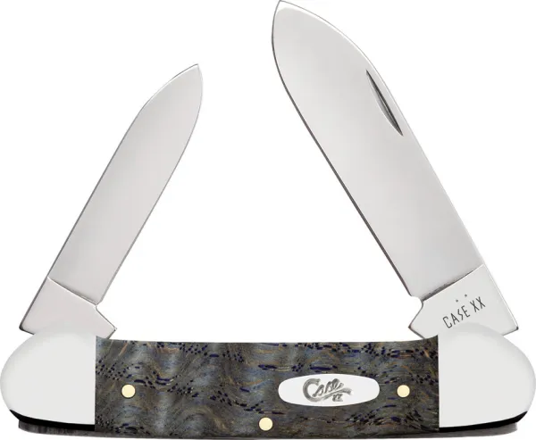 Case Cutlery Canoe Blue Curley Oak CA47496 Case Cutlery Canoe Blue Curley Oak CA47496