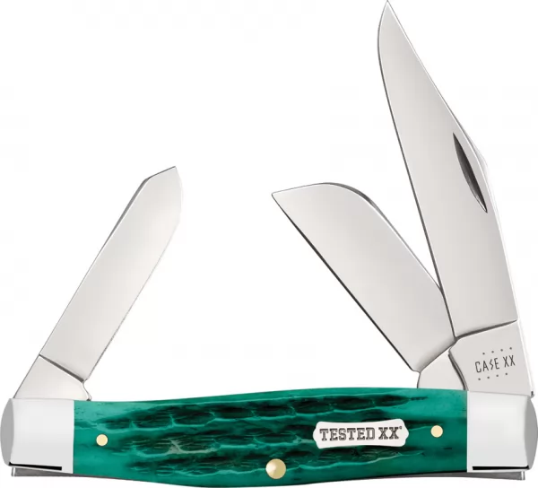 Case Large Stockman Jade Bone CA48939