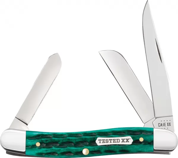Case Medium Stockman Jade Bone CA48943