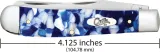 Case Cutlery Trapper Blue Crackle Kirinite CA50720