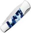 Case Cutlery Lockback Blue Crackle Kirinite CA50721
