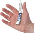 Case Cutlery Lockback Blue Crackle Kirinite CA50721
