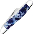 Case Cutlery Stockman Blue Crackle Kirinite CA50722