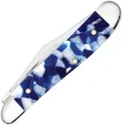 Case Cutlery Peanut Blue Crackle Kirinite CA50723