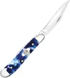 Case Cutlery Peanut Blue Crackle Kirinite CA50723