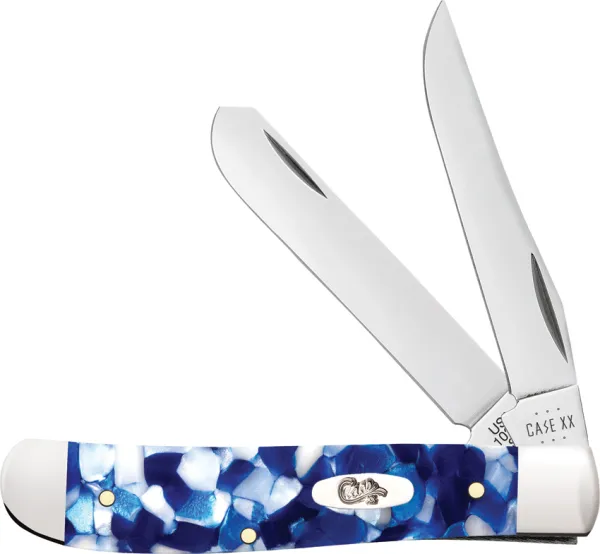 Case Cutlery Mini Trapper Blue Crackle CA50725