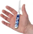 Case Cutlery Mini Trapper Blue Crackle CA50725