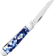 Case Cutlery Mini Trapper Blue Crackle CA50725