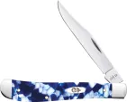 Case Cutlery Slimline Trapper Blue Crackle - CA50726