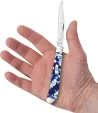 Case Cutlery Slimline Trapper Blue Crackle CA50726