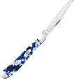 Case Cutlery Slimline Trapper Blue Crackle CA50726