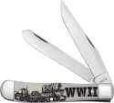 Case Cutlery WWII Trapper Natural Bone - CA50950