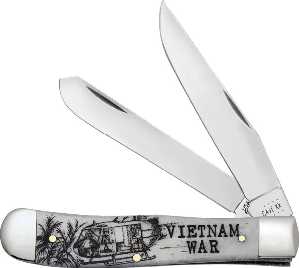 Case Cutlery Vietnam Trapper Nat Bone CA50952