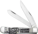 Case Cutlery Enduring Freedom Trapper Bone - CA50955