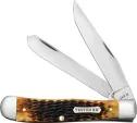 Case Cutlery Burnt Amber Bone   Rogers Jig - CA51390