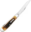 Case Cutlery Burnt Amber Bone  Rogers Jig CA51390