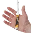 Case Cutlery Burnt Amber Bone  Rogers Jig CA51392
