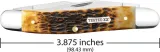 Case Cutlery Burnt Amber Bone  Rogers Jig CA51395