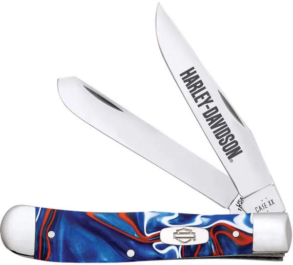 Case Cutlery Harley Trapper Patriotic CA52282 Case Cutlery Harley Trapper Patriotic CA52282