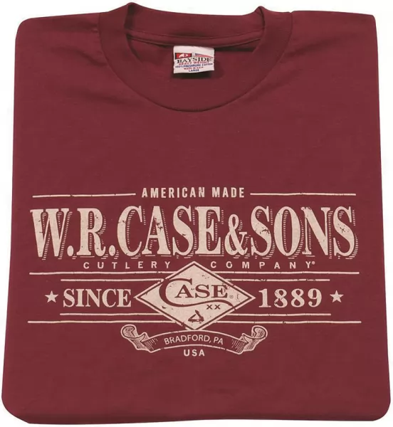 Case T-Shirt Maroon Medium CA52487