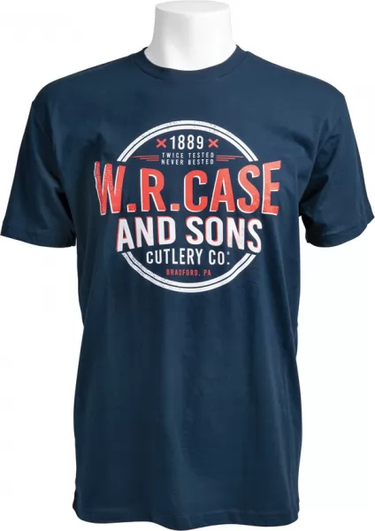 Case W.R. Case T-Shirt Blue Lg CA52550