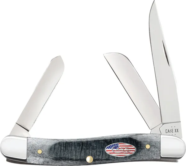 Case Cutlery Med Stockman Gray Sawcut CA53061