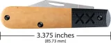 Case Cutlery Crossroads XR Barlow Tan CA53160