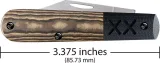 Case Cutlery Crossroads XR Barlow Blk-Tan CA53161