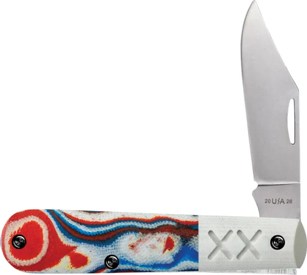 Case Cutlery Crossroads Barlow Red-Wht-Blu CA53164 Case Cutlery Crossroads Barlow Red-Wht-Blu CA53164