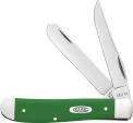 Case Cutlery Mini Trapper Green Synthetic - CA53391