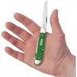 Case Cutlery Mini Trapper Green Synthetic CA53391