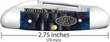 Case Cutlery Ocean Blue Bone  Gator Jig Ba CA53982