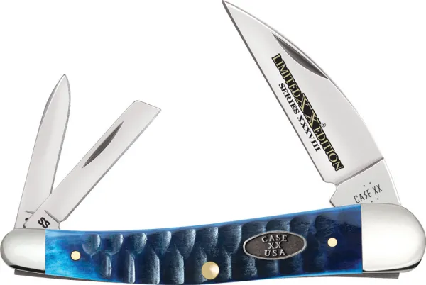 Case Cutlery Ocean Blue Bone  Gator Jig Se CA53983