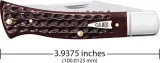 Case Cutlery Cheetah Cub Mahogany Bone Corn CA55237 Case Cutlery Cheetah Cub Mahogany Bone Corn CA55237