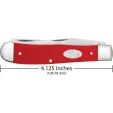 Case Cutlery Trapper Red Synthetic CA56980