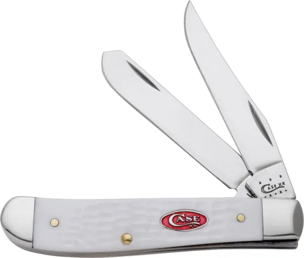 Case Cutlery Mini Trapper White Knives CA60186