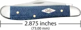 Case Peanut Denim Canvas CA60514