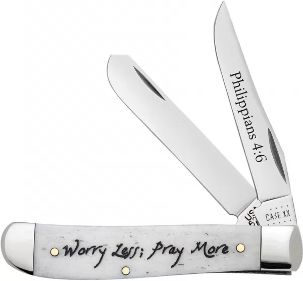 Case Cutlery Pray More Mini Trapper CA60869