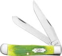 Case Cutlery Lime Green Bone   Barnboard Ji - CA61040