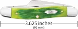 Case Cutlery Lime Green Bone  Barnboard Ji CA61041