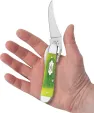 Case Cutlery Lime Green Bone  Barnboard Ji CA61043