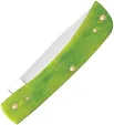 Case Cutlery Lime Green Bone  Barnboard Ji CA61044