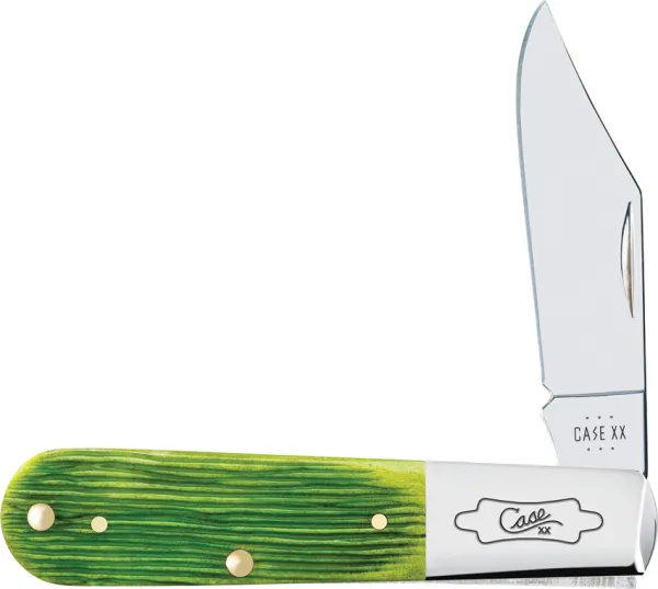 Case Cutlery Lime Green Bone  Barnboard Ji CA61045