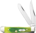 Case Cutlery Lime Green Bone   Barnboard Ji - CA61046