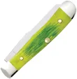 Case Cutlery Lime Green Bone  Barnboard Ji CA61046