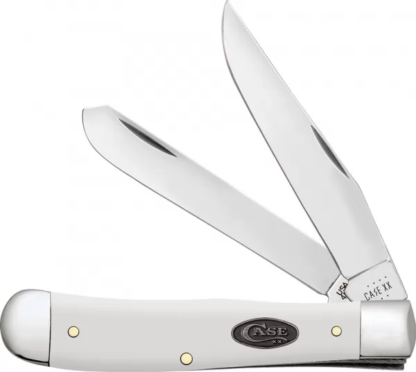 Case Cutlery Trapper White Synthetic CA63960