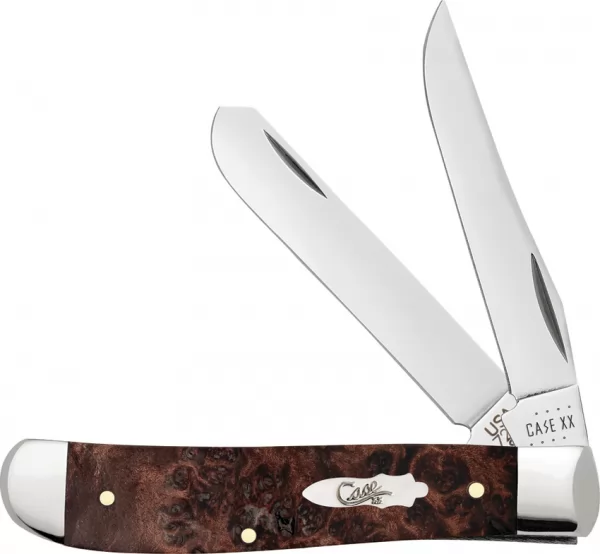 Case Cutlery Mini Trapper Burl Wood CA64062