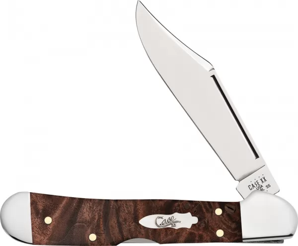 Case Mini Copperlock Maple Burl CA64067