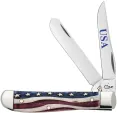 Case Cutlery Mini Trapper Patriotic - CA64135